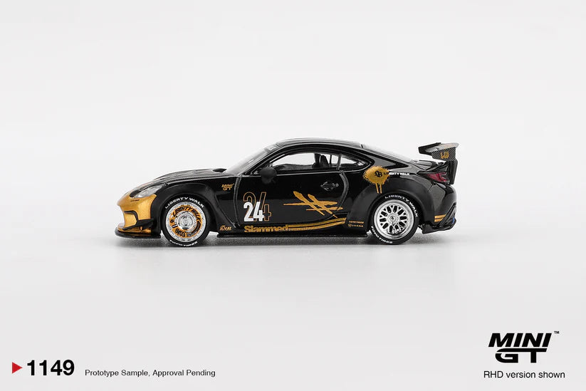 Mini GT #1149 Toyota GR86 LB★Nation Black / Gold