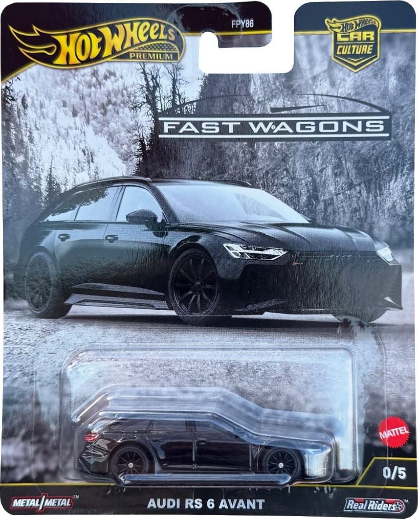 Hot Wheels 2025 Car Culture: Fast Wagons - Chase Audi RS6 Avant