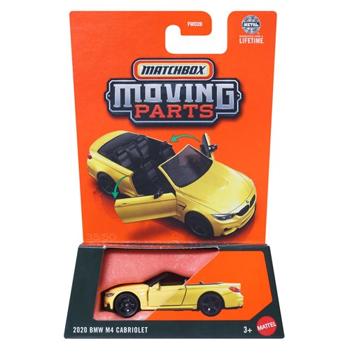 Matchbox MBX '20 BMW M4 Cabriolet (2025 Moving Parts Mix 6 F)