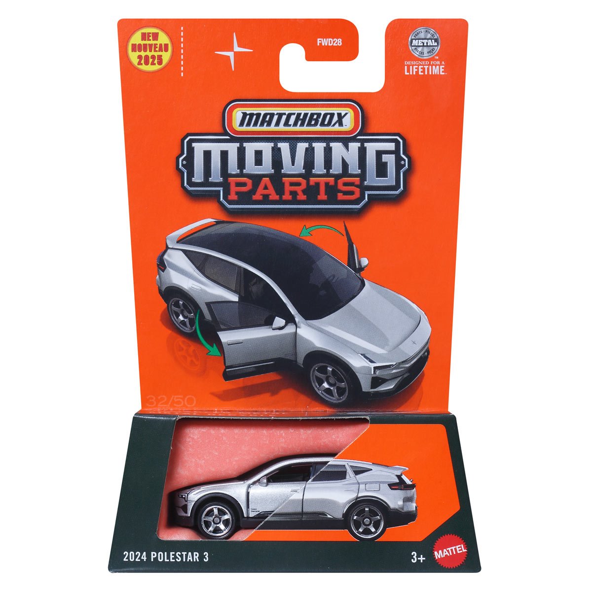 Matchbox MBX '24 Polestar 3 (2026 Moving Parts Mix 2 K)