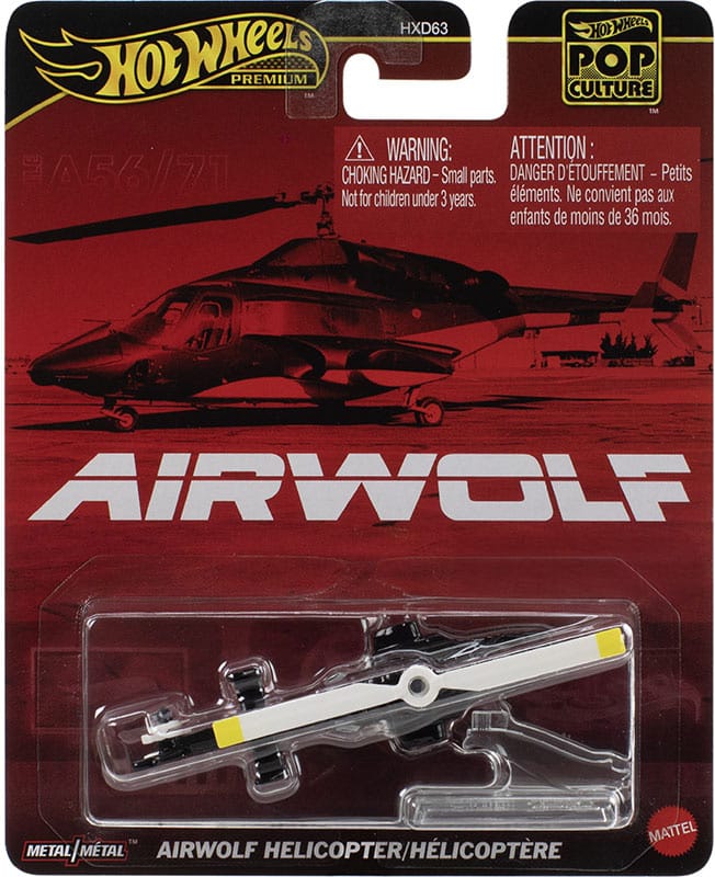 Hot Wheels 2026 Pop Culture 979 Q-Assortment Airwolf Helicopter - Airwolf