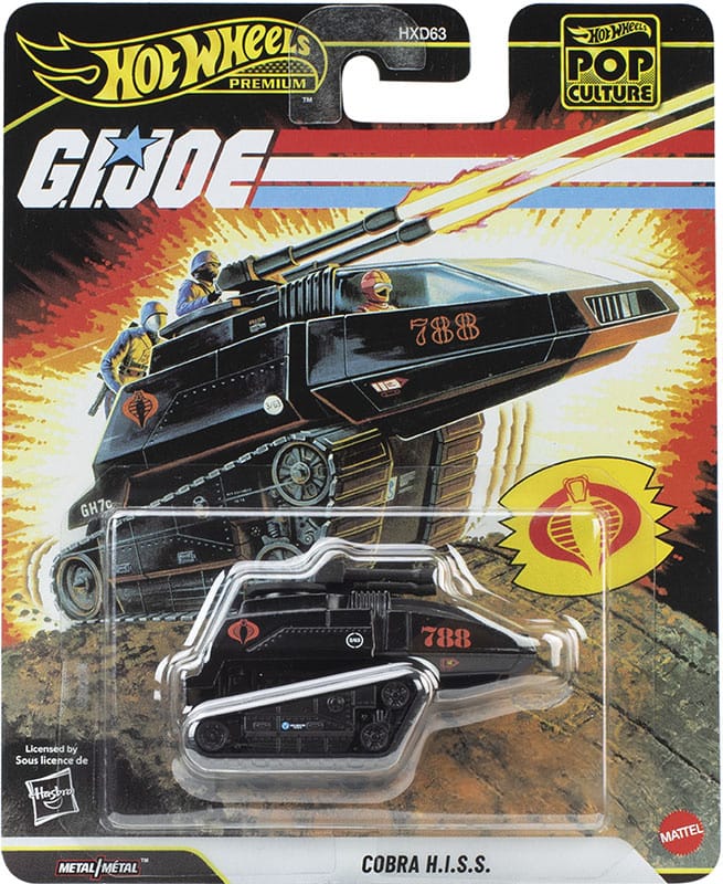 Hot Wheels 2026 Pop Culture 979 Q-Assortment Cobra H.I.S.S. - G.I. Joe