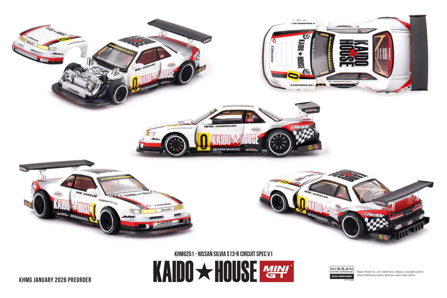Kaido House 251 Nissan Silvia S13-R Circuit Spec V1