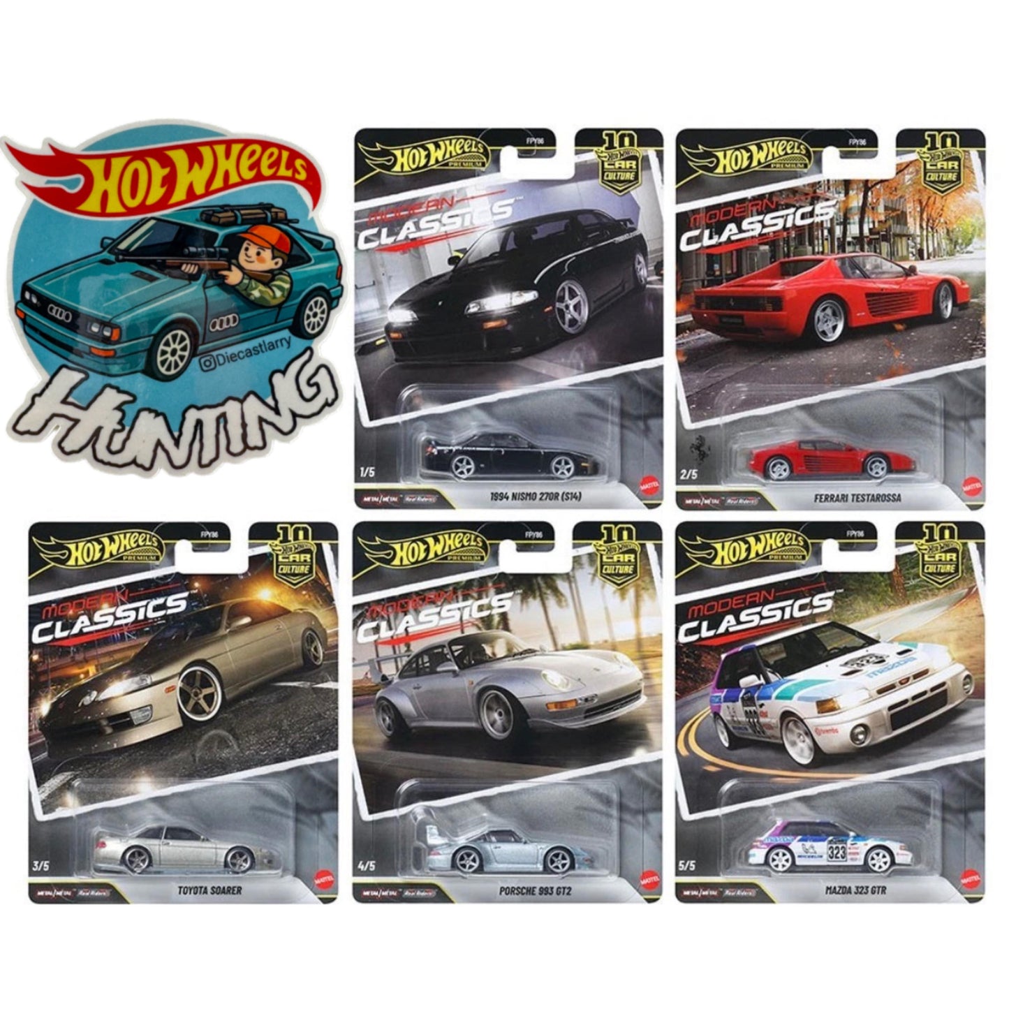 Hot Wheels 2026 Modern Classics Full Set