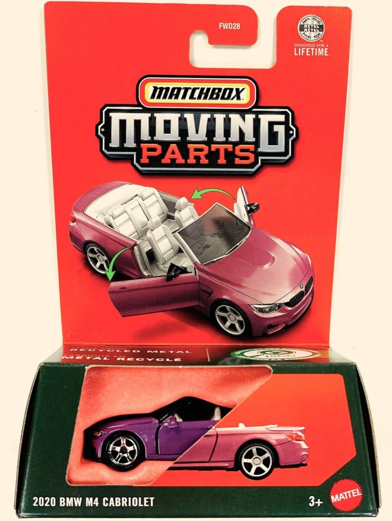Matchbox MBX '20 BMW M4 Cabriolet (2026 Moving Parts Mix)