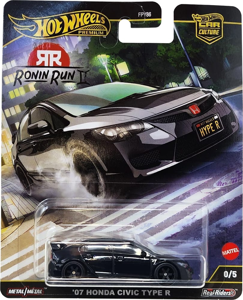 Hot Wheels 2025 Car Culture: Ronin Run II - Chase 07 Honda Civic Type R