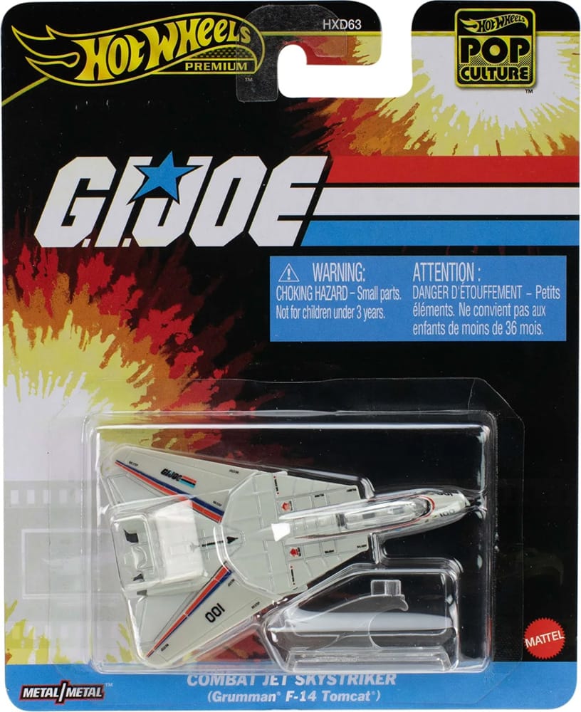 Hot Wheels 2026 Pop Culture Combat Jet Skystriker (Grumman F-14 Tomcat) - G.I. Joe