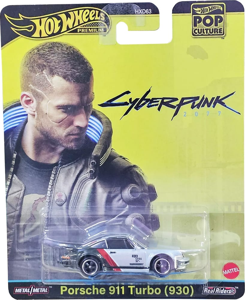 Hot Wheels 2024 Pop Culture - Mix F Porsche 911 Turbo (930) - Cyberpunk 2077