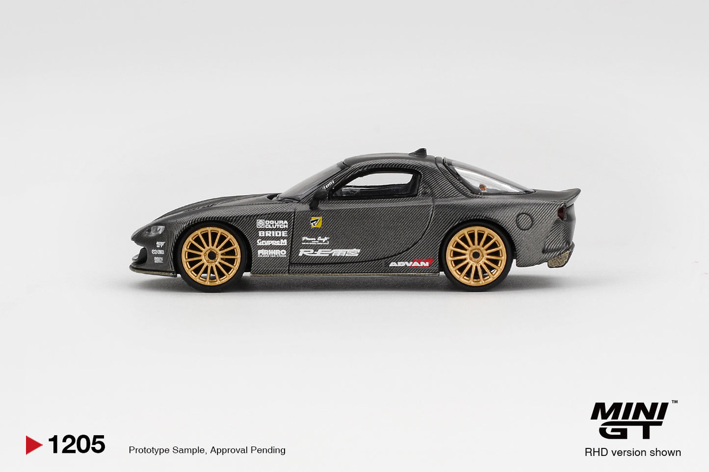 Mini GT #1205 Mazda RX-7 RE-Amemiya Matsukiyo KOKU 3 Rotor NA-7 TAS 2025 Best Tuned Car Award