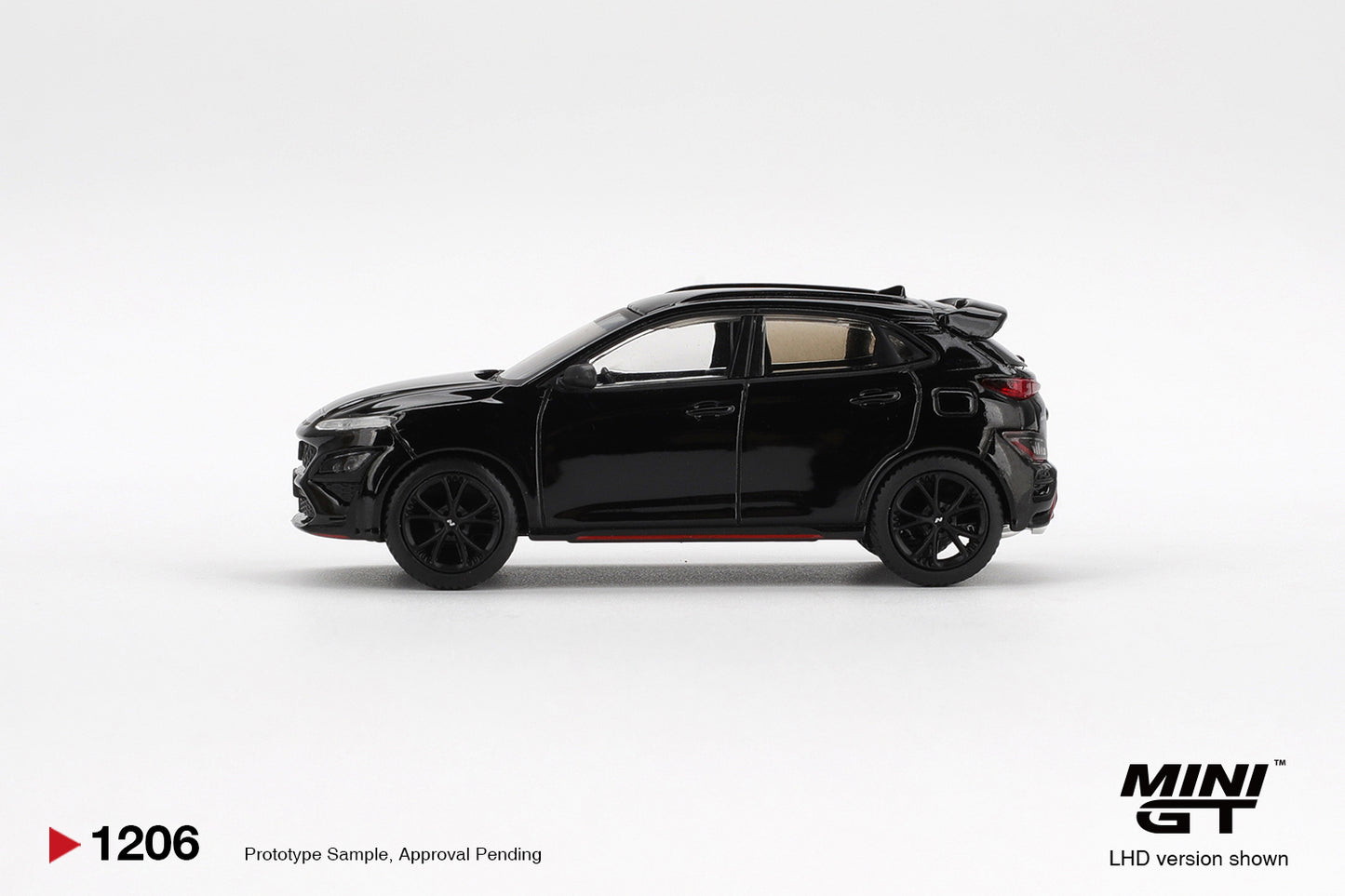 Mini GT #1206 Hyundai KONA N Phantom Black