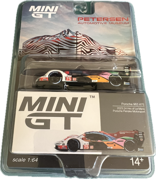 Mini GT #740 Porsche 963 #75 Porsche Penske 24 Hrs Petersen exclusive BLISTER