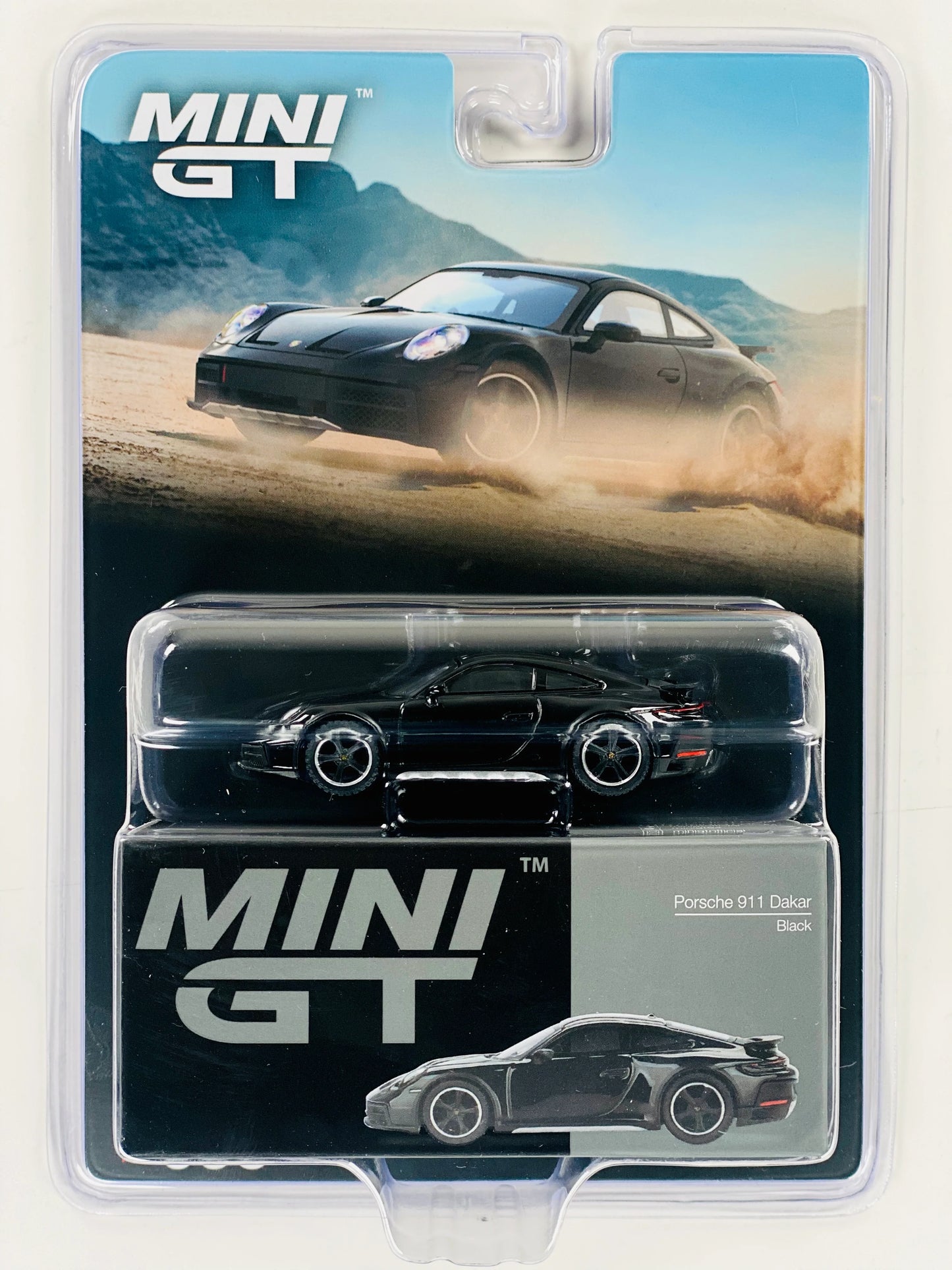 Mini GT #958 Porsche 911 Dakar - Black/schwarz- BLISTER