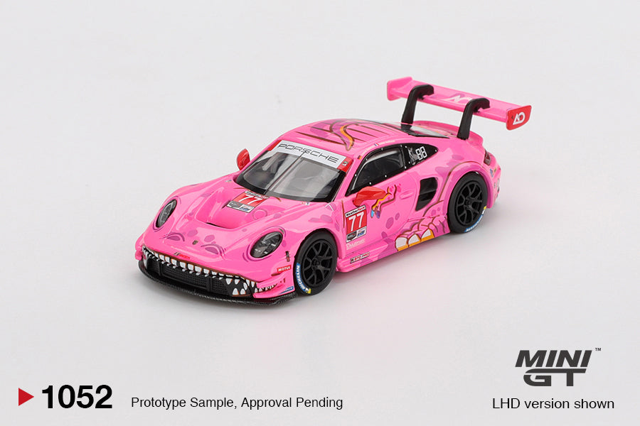 Mini GT #1052 Porsche 911 (992) GT3 R ROXY #77 AO Racing Road America