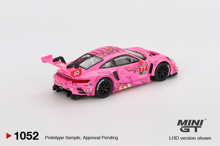 Mini GT #1052 Porsche 911 (992) GT3 R ROXY #77 AO Racing Road America