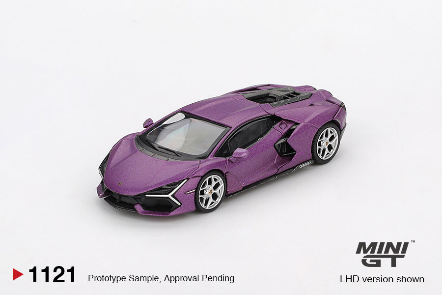 Mini GT #1121 Lamborghini Revuelto- Viola 30th matte