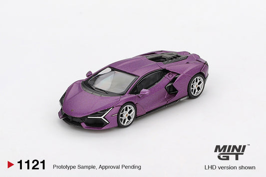 Mini GT #1121 Lamborghini Revuelto- Viola 30th matte