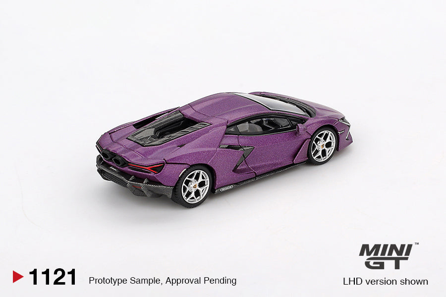 Mini GT #1121 Lamborghini Revuelto- Viola 30th matte