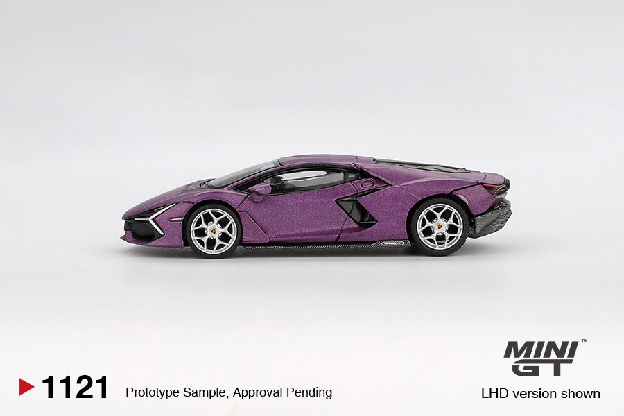 Mini GT #1121 Lamborghini Revuelto- Viola 30th matte