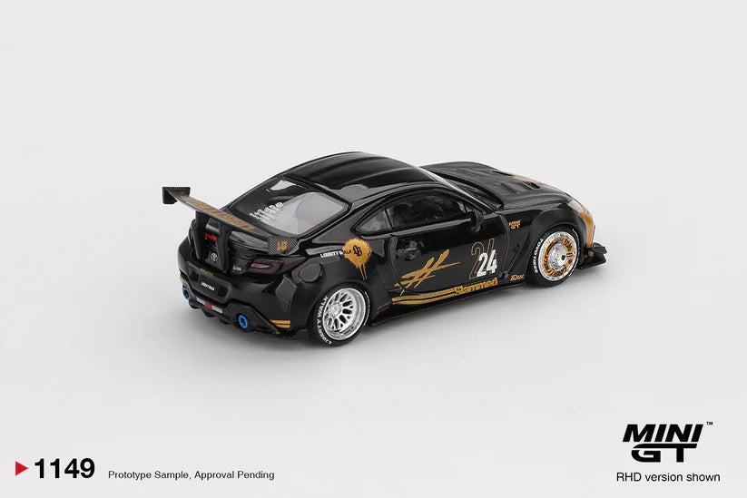 Mini GT #1149 Toyota GR86 LB★Nation Black / Gold
