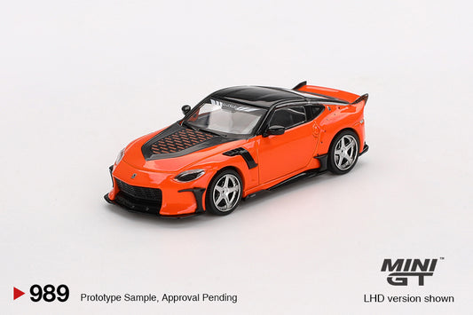 MINI GT #989 Nissan Z VeilSide FFZ400 Orange BLISTER