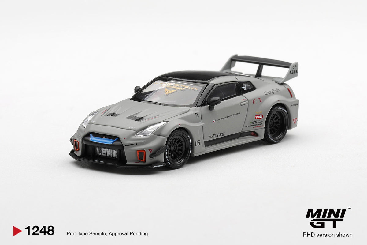 Mini GT #1248 - NISSAN LB-Silhouette WORKS GT 35GT-RR Ver.1 Matt Grey