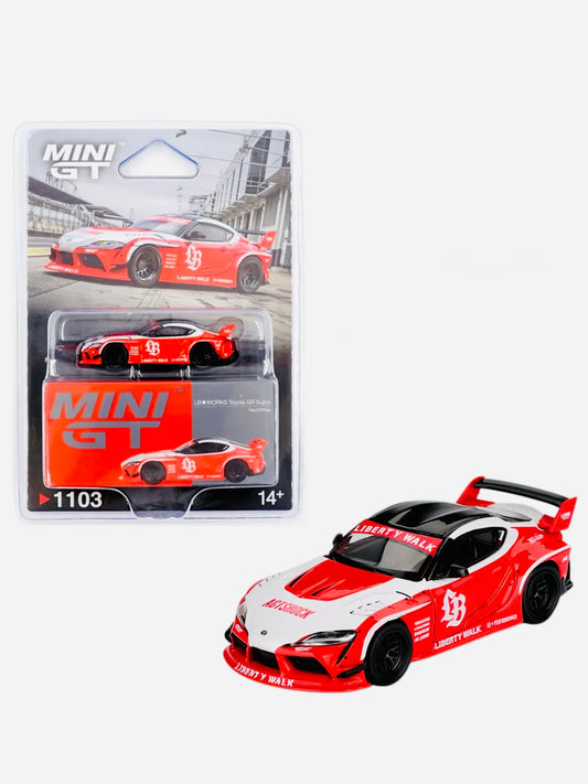 MINI GT #1103 LB★WORKS Toyota GR Supra Red BLISTER