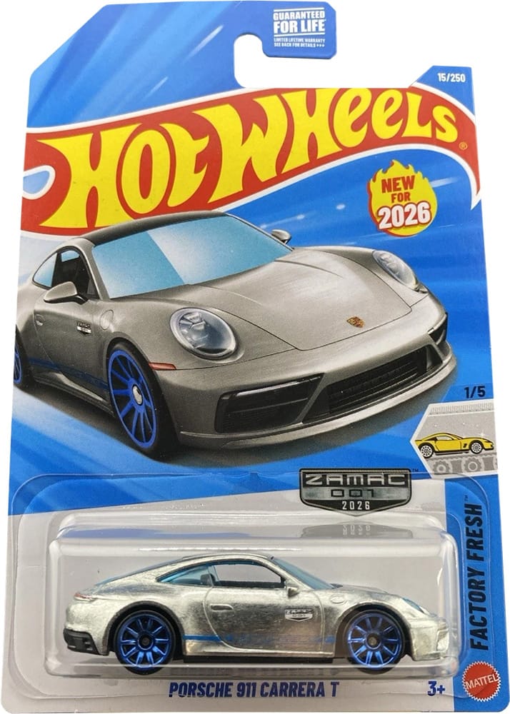Hot Wheels 2026 Zamac Edition Porsche 911 Carrera T