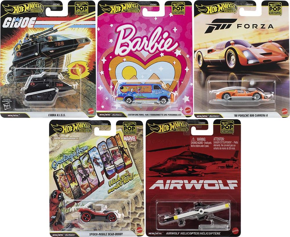 Hot Wheels 2026 Pop Culture 979 Q-Assortment 5er Set
