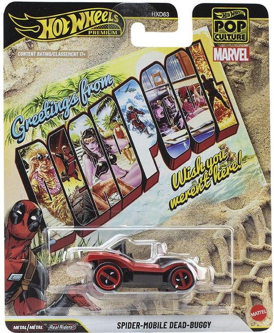 Hot Wheels 2026 Pop Culture 979 Q-Assortment Spider-Mobile Dead-Buggy - Deadpool