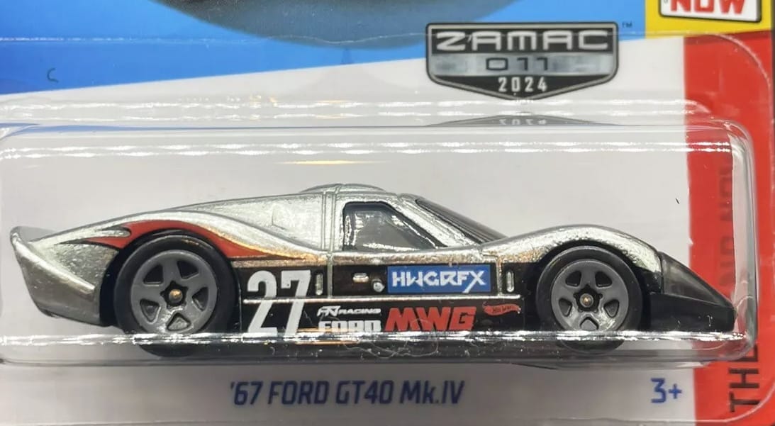 Hot Wheels 2024 ZAMAC '67 Ford GT40 Mk.IV