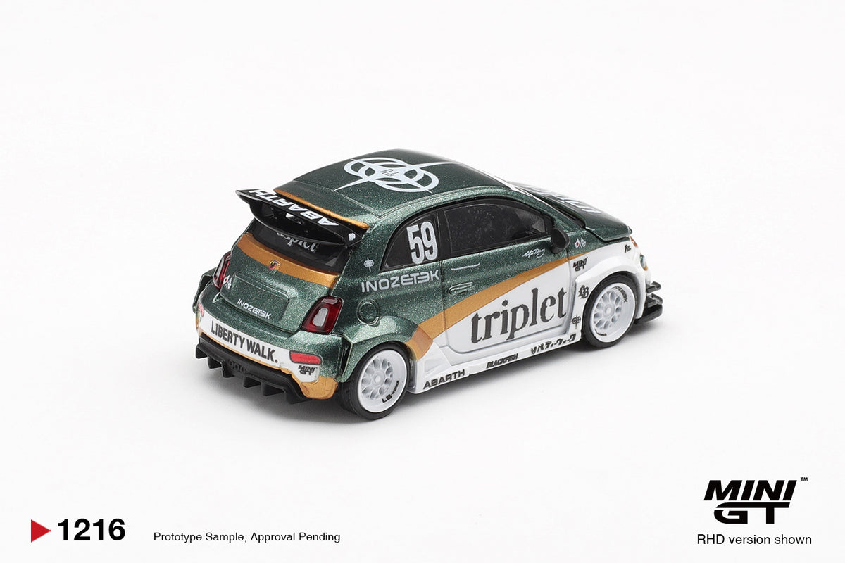 Mini GT #1216 - Abarth 595 LB-WORKS TY Edition