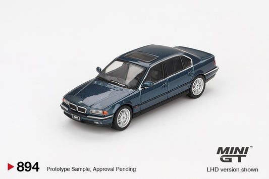 MINI GT #894 BMW 750IL Sorrento Blue Metallic BLISTER