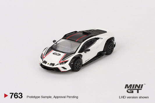 MINI GT #763 Lamborghini Huracan Sterrato Bianco Asopo BLISTER