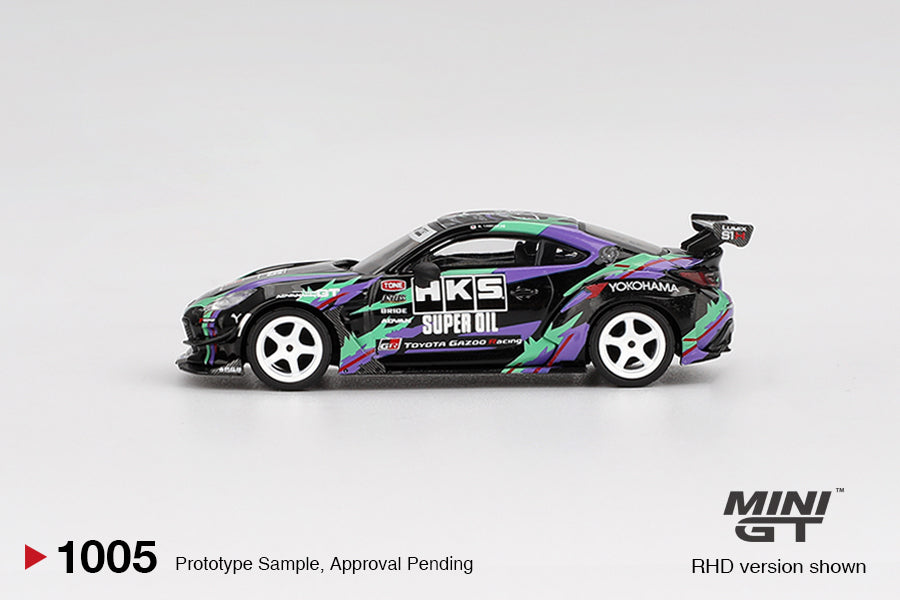 MINI GT #1005 Toyota GR86 Type R HKS Tokyo Auto Salon 2022 BLISTER
