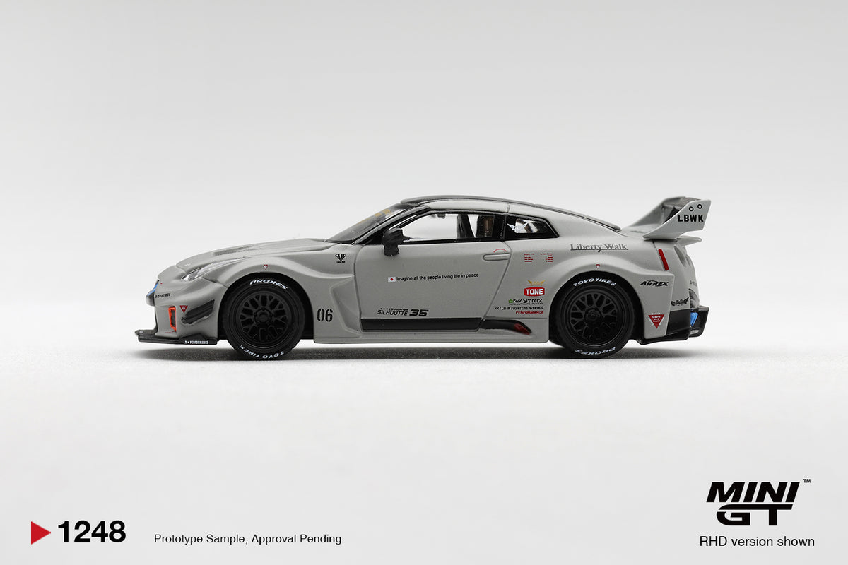 Mini GT #1248 - NISSAN LB-Silhouette WORKS GT 35GT-RR Ver.1 Matt Grey