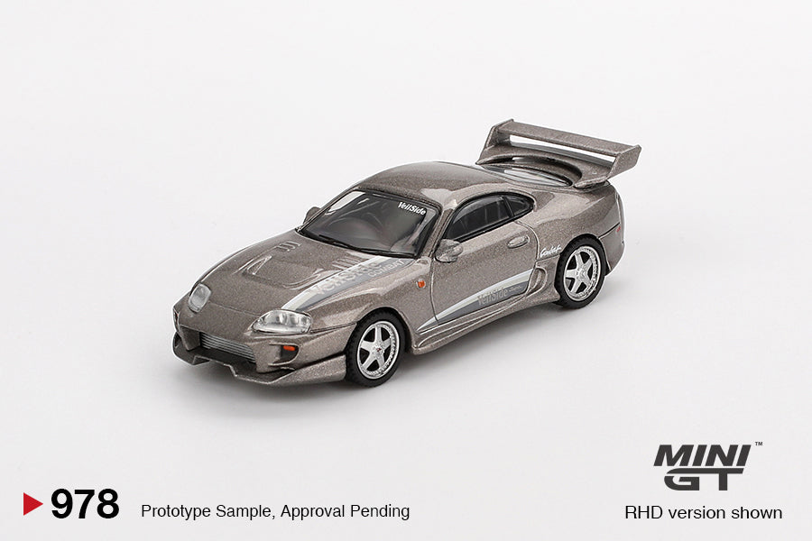 MINI GT #978 Toyota Supra VeilSide Combat V-II Combat Grey BLISTER MGT0098 BL