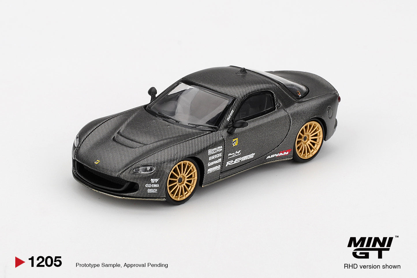 Mini GT #1205 Mazda RX-7 RE-Amemiya Matsukiyo KOKU 3 Rotor NA-7 TAS 2025 Best Tuned Car Award