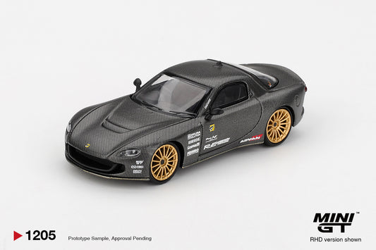 Mini GT #1205 Mazda RX-7 RE-Amemiya Matsukiyo KOKU 3 Rotor NA-7 TAS 2025 Best Tuned Car Award