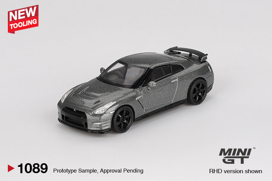 MINI GT #1089 NISSAN GT-R 2013 Dark Metal Gray (NISMO R35 CRS Version) BLISTER