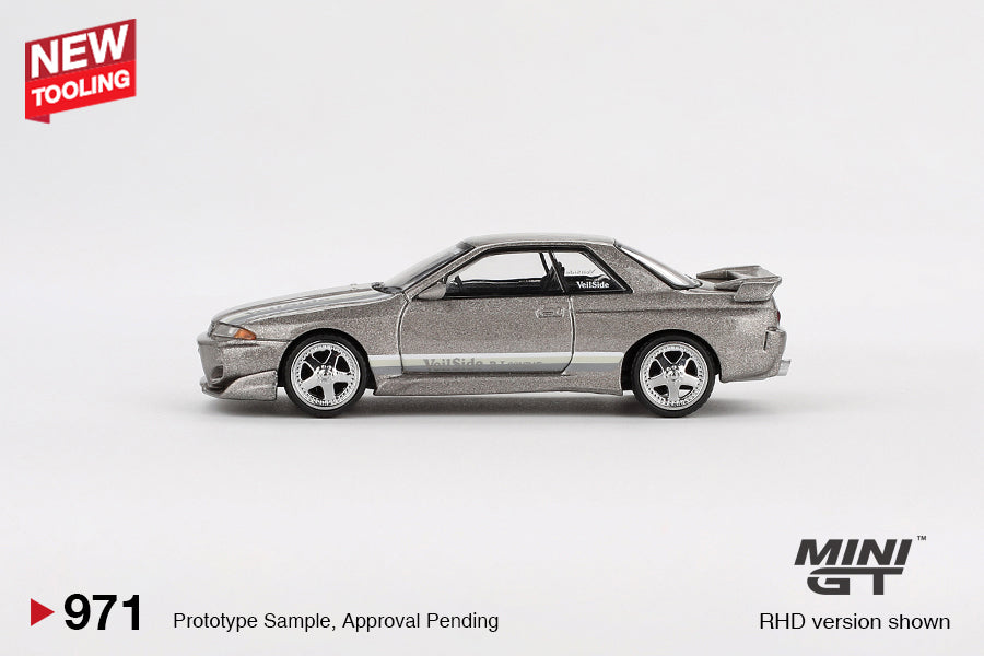 MINI GT #971 Skyline GT-R (R32) Veilside Combat C-I Veilside Combat Grey BLISTER MGT00971BL