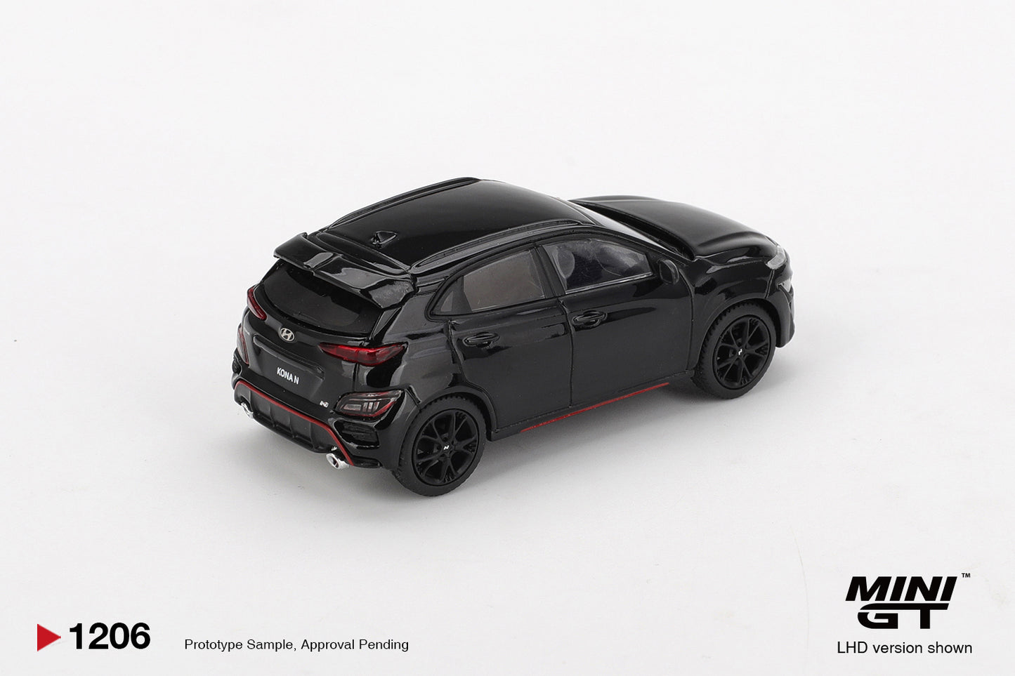 Mini GT #1206 Hyundai KONA N Phantom Black
