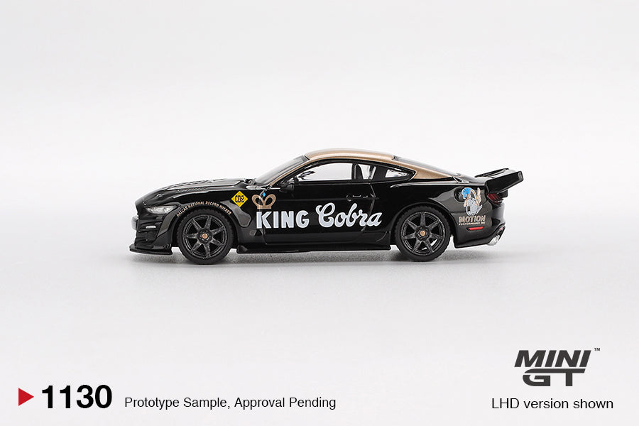 MINI GT #1130 Shelby GT500 Dragon Snake Concept Black/Gold BLISTER