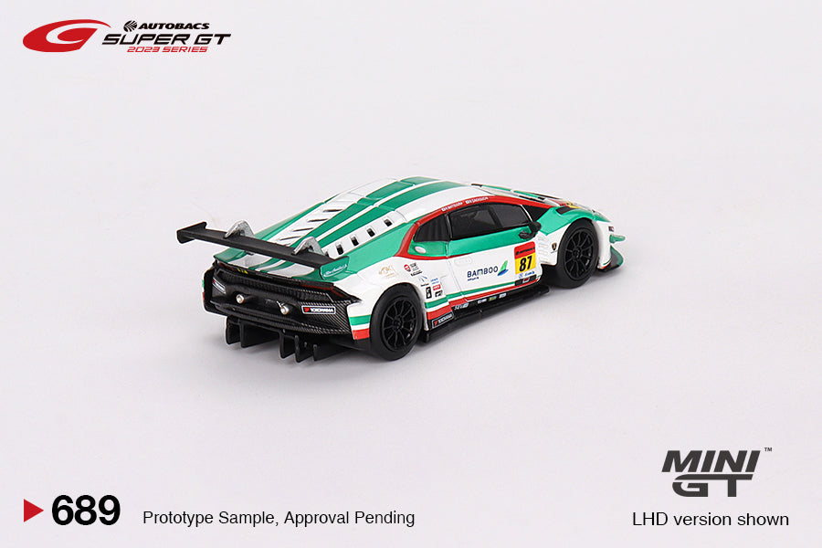 MINI GT #689 Lamborghini Huracán GT3 EVO2 #87 “Bamboo Airways Lamborghini GT3”