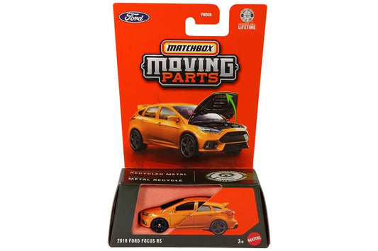 Matchbox FWD28-JHV47 Ford Focus RS 2018 orange - Moving Parts 2026 1:64