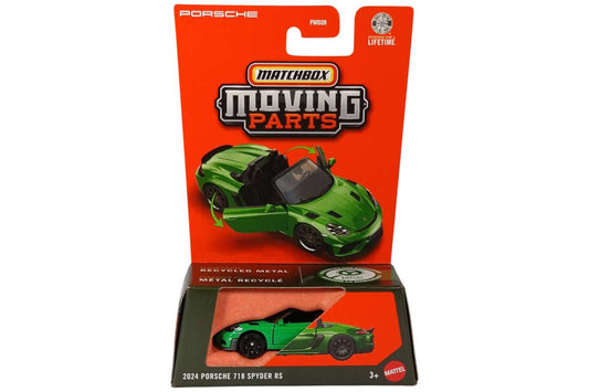 Matchbox FWD28-JHV66 Porsche 718 Spyder RS 2024 grün - Moving Parts 2026 1:64 Matchbox