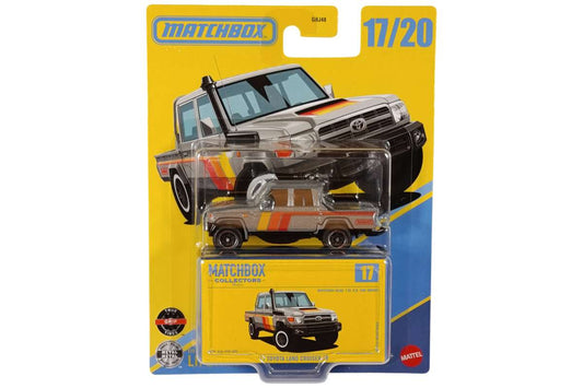 Matchbox GBJ48-JJW10 Toyota Land Cruiser 78 grau metallic 2017 - Collectors Series