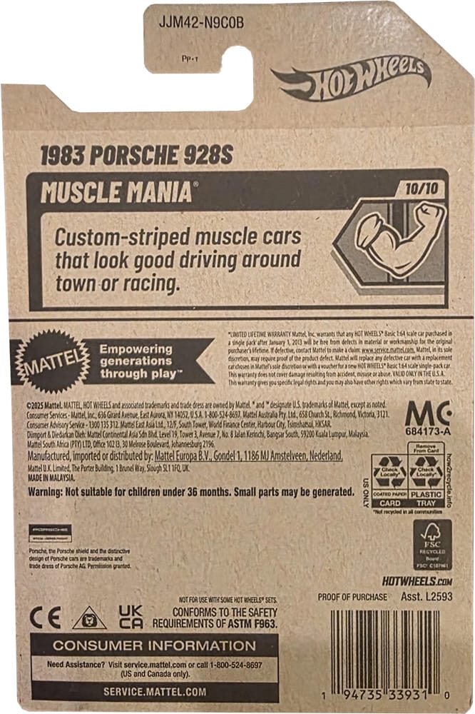 Hot Wheels 2026 Dollar General Exclusives 1983 Porsche 928S