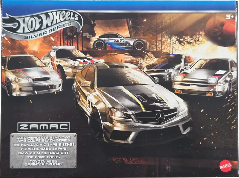 Hot Wheels 2025 Zamac 6-Car Box Set