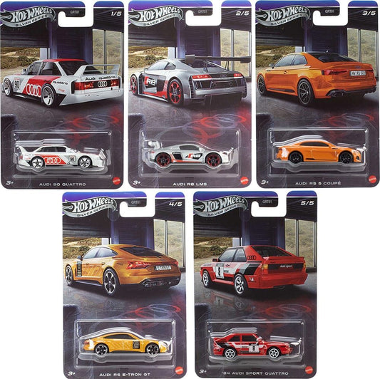 Hot Wheels 2026 Audi Series Full Set 5 Cars incl Chase