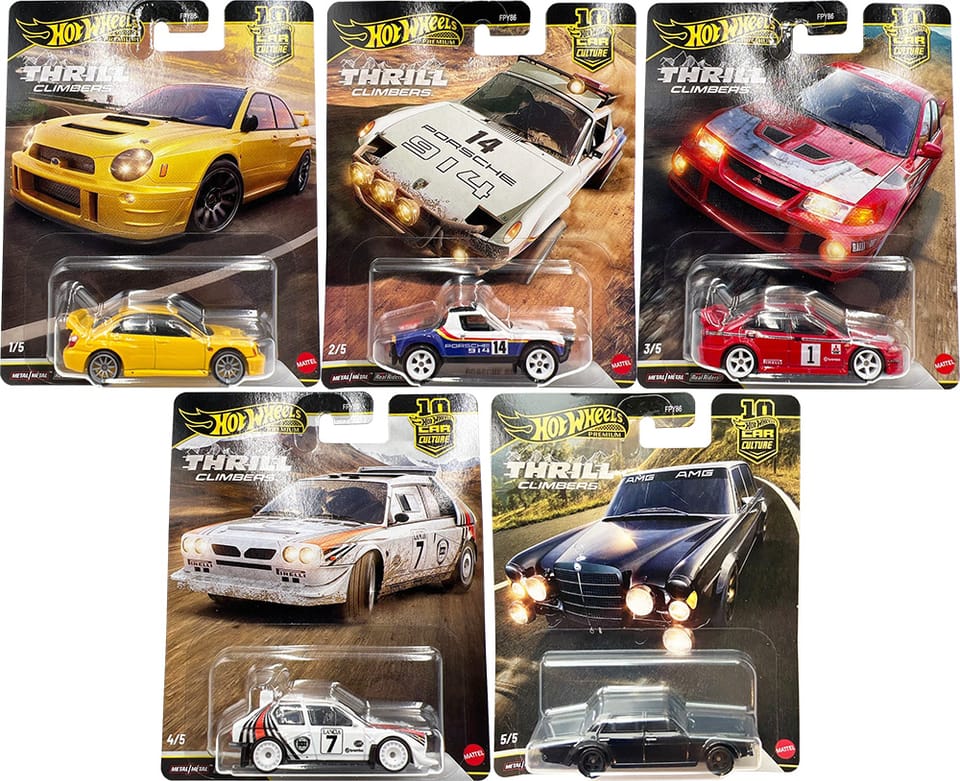 Hot Wheels 2026 Car Culture Thrill Climbers Set